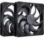 Noctua NF-A14x25 G2 PWM Sx2-PP chromax.čierny 140mm sada dvoch ventilátorov