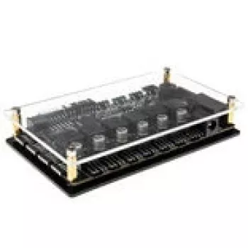 Lamptron Auto-Controller CT630 PWM ARGB — kompaktný PWM-ARGB ventilátor/kontrolér, čierny