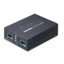 PLANET 2-port 10G/2.5G/1G/100BASE-X sieťový mediálny konvertor čierny