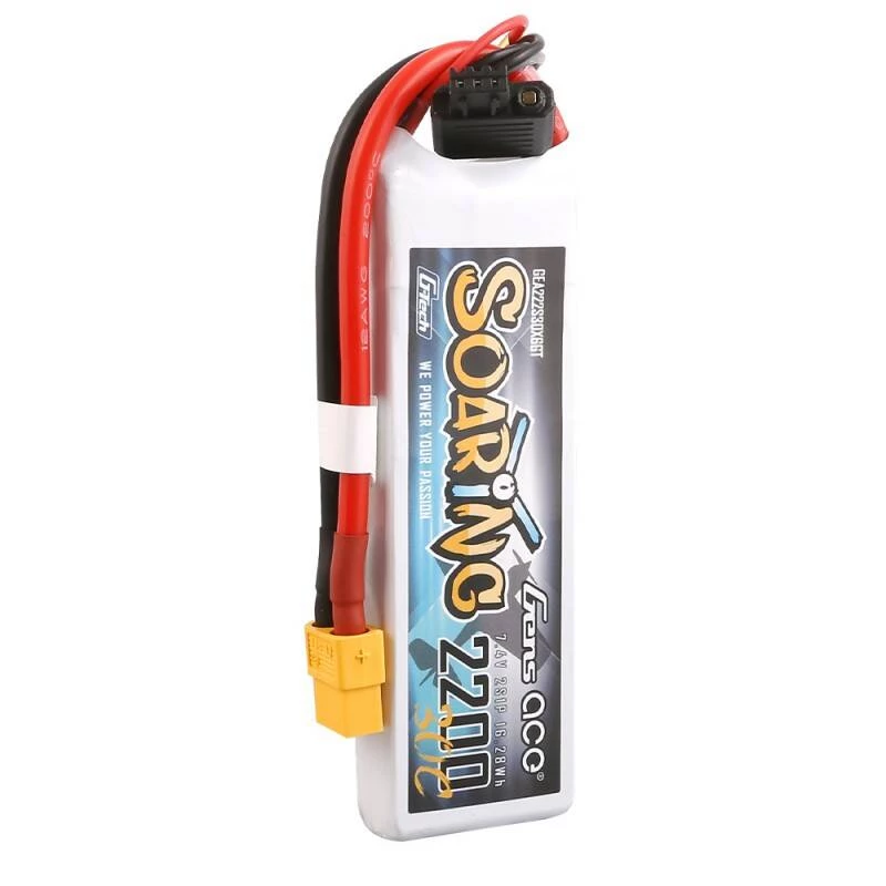 Gens Ace G-Tech Soaring 2200mAh 7.4V 30C 2S1P XT60 batéria