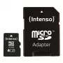 PAMÄŤOVÁ KARTA MICRO SDHC 4GB C10/W/ADAPTER 3413450 INTENSO