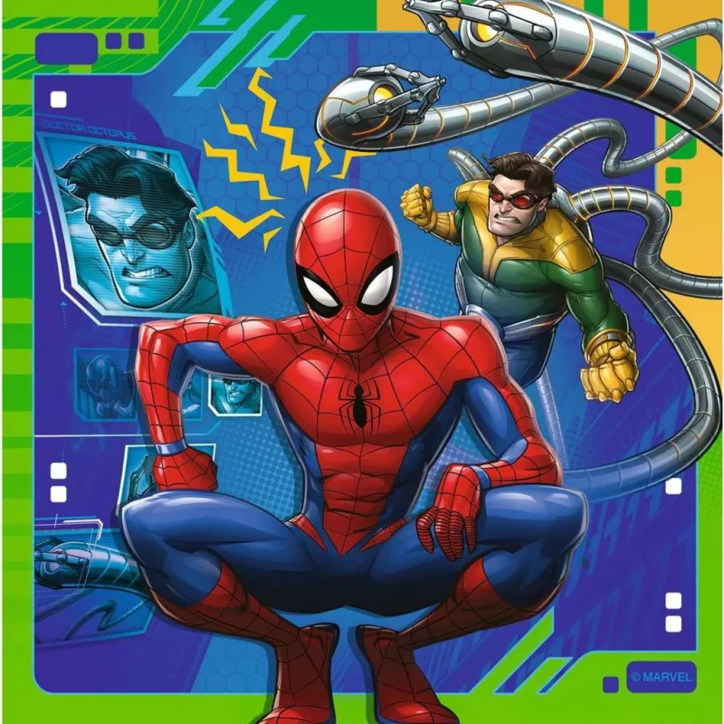 Puzzle 3x49 dielov Spiderman