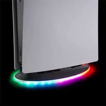 Chladiaci stojan SUBSONIC SA5656 pre PS5 a PS5 slim s LED osvetlením, multi-ventilátorové chladenie, napájaný cez USB