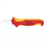 Knipex 98 52 univerzálny nôž oranžová, červená pevný nôž