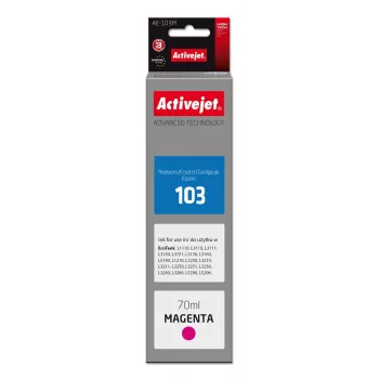 Activejet AE-103M atrament (náhrada za Epson 103 C13T00S34A; Supreme; 70 ml; purpurová)