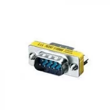 Equip sériový RS232 DB9 adaptér samec na samca, DB-9, DB-9, strieborný