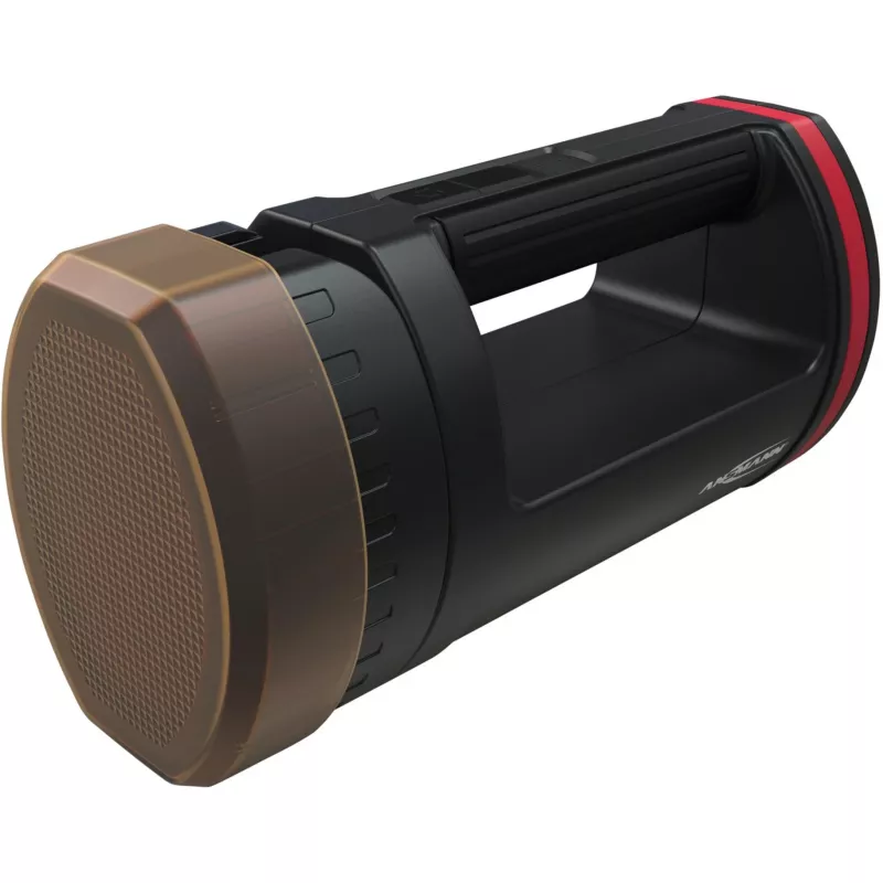 Ansmann HS20R Pro 1600-0223 prenosný LED reflektor do ruky 20 W, IP20, 3 lampy, čierno-červený