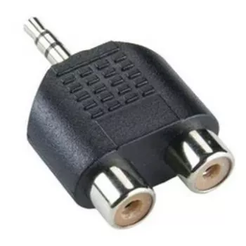 Sbox 3,5 mm konektor samec na 2 x 3,5 mm konektor samica adaptér AD.3.5-2X3.5