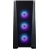 PHANTEKS Eclipse G370A PC skriňa, Midi-Tower, SSI-EEB, RGB, tvrdené sklo - vrátane 3x 120 mm ventilátorov, čierna