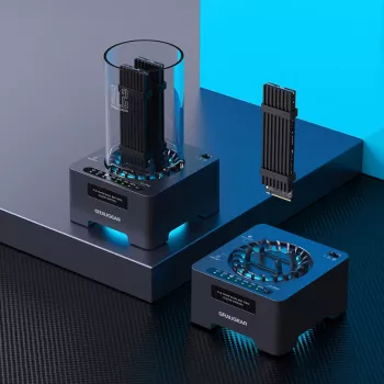 Dokovacia stanica GrauGear M.2 NVMe SSD Station DM.2 klonovanie 20Gbit s ventilátorom