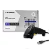 Qoltec 1D laserový čítač čiarových kódov | USB | čierna