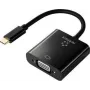 Renkforce RF-4679564 video káblový adaptér 0,1 m USB Type-C VGA (D-Sub) čierny (RF-4679564)