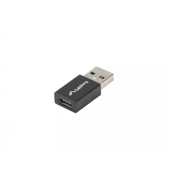 Lanberg AD-UC-UA-01 káblový adaptér/prevodník USB 3.0 typu A na USB 3.0 typu C čierny (AD-UC-UA-01)