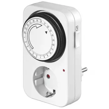 Microconnect GRUTIMER elektrický časovač biela denný časovač