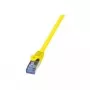 Sieťový kábel LogiLink Cat6a S/FTP RJ-45 2 m žltý