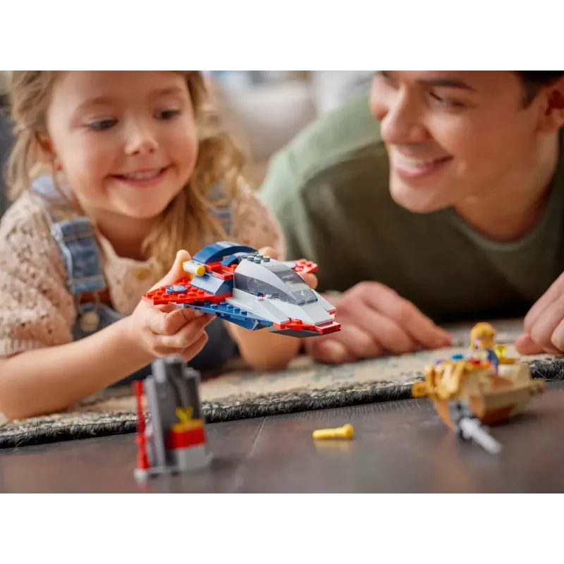 Stavebná sada LEGO Marvel Super Heroes Captain America Thanos 76319 — 107 dielov, 2 minifigúrky, vek 4+