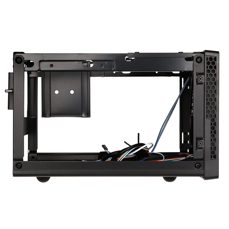 SilverStone SUGO 13 - Desktop - Mini-DTX - bez napájacieho zdroja (AT / PS/2) - čierna - USB/Audio (SST-SG13B-Q)