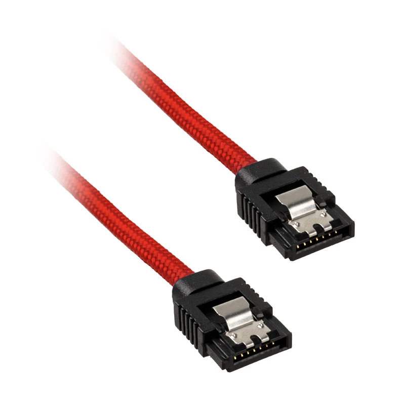 Corsair CC-8900254 Premium Sleeved kábel SATA, SATA (M) na SATA (M), 60 cm, červený (2 ks)