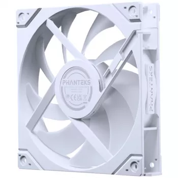 Phanteks M25 Gen2 140 mm PWM D-RGB Reverse-Blade skriňový ventilátor - biela