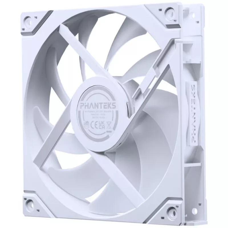 Phanteks M25 Gen2 140 mm PWM D-RGB Reverse-Blade skriňový ventilátor - biela