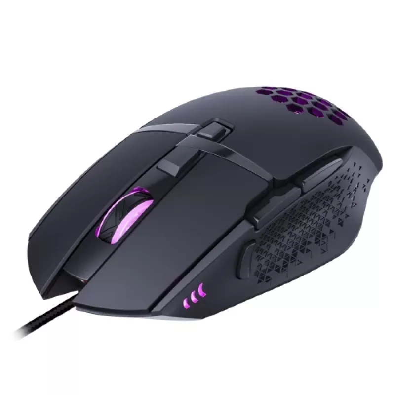Lumi Legend WM03G-16 káblová myš, USB Type-A, optická, 7200 DPI, Juoda