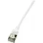LogiLink Ultraflex SlimLine - patch kábel - RJ-45 (M) na RJ-45 (M) - 0,5 m - 3,8 mm - tienený PIMF - CAT 6a - tienený, bezhalogénový, zaliaty - biely, RAL 9010