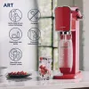 Výrobník sódy SodaStream Art Mandarínkovo červená 1L karbonizačná fľaša