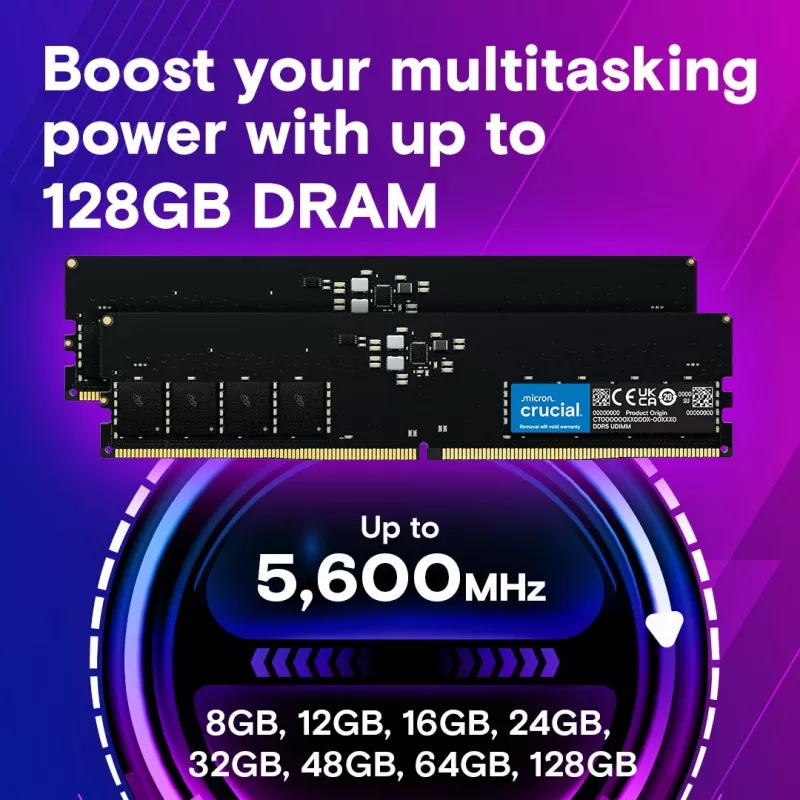 Pamäť DDR5 32GB/5600 CL46 (16Gbit) Tray
