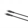 FIXED FIXDB-CC2-BK opletený kábel USB-C/USB-C, 2 m, 100 W