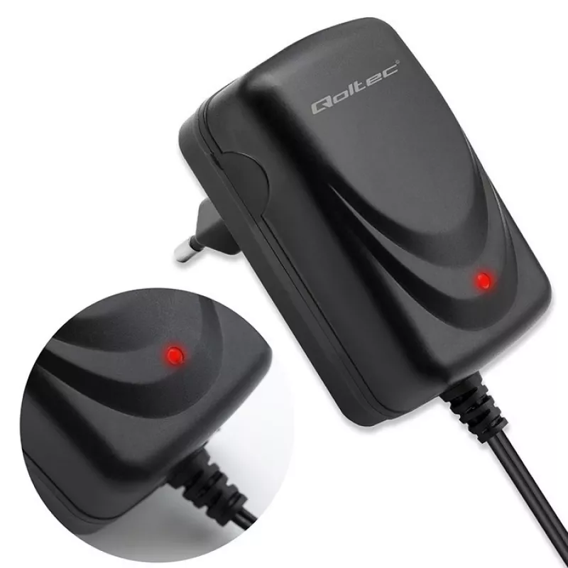 Nabíjačka batérií QOLTEC Charger AGM GEL STD 6V 1A pre 6V olovené batérie, AGM a Gel