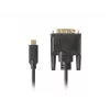 Videokáblový adaptér LANBERG CA-CMDV-10CU-0030-BK, USB Type-C na DVI-D, 3 m, čierny