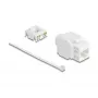 Delock 90722 Keystone modul RJ45 na LSA Cat.6A UTP, 180 stupňov, bez náradia
