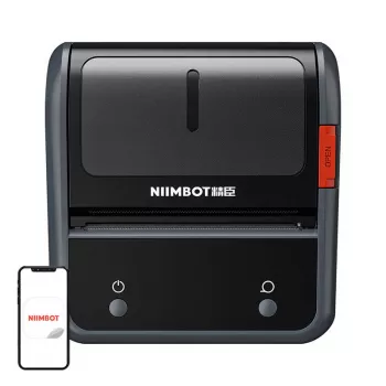 Termotlačiareň etikiet NIIMBOT B3S_P 300 dpi Bluetooth prenosná, sivá