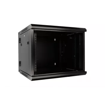 Extralink Rackmount skriňa 6U 600x600 AZH čierna nástenná, výklopná