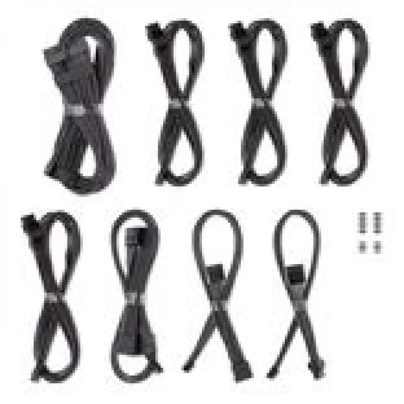 CableMod C-Series Pro ModMesh káblová sada pre Corsair RMi/RMx/R napájacie zdroje – farba Carbon
