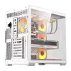 Počítačová skriňa Darkflash C280 (biela) so 7 chladiacimi ventilátormi