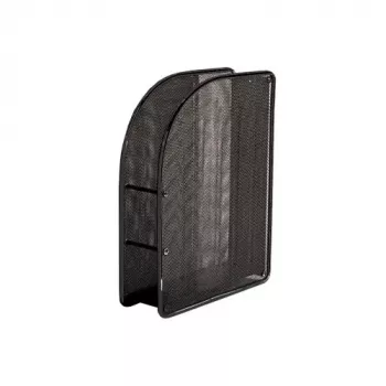 Vertikálny zásobník Forpus, 7 cm, čierny, dierovaný plech 1003-012