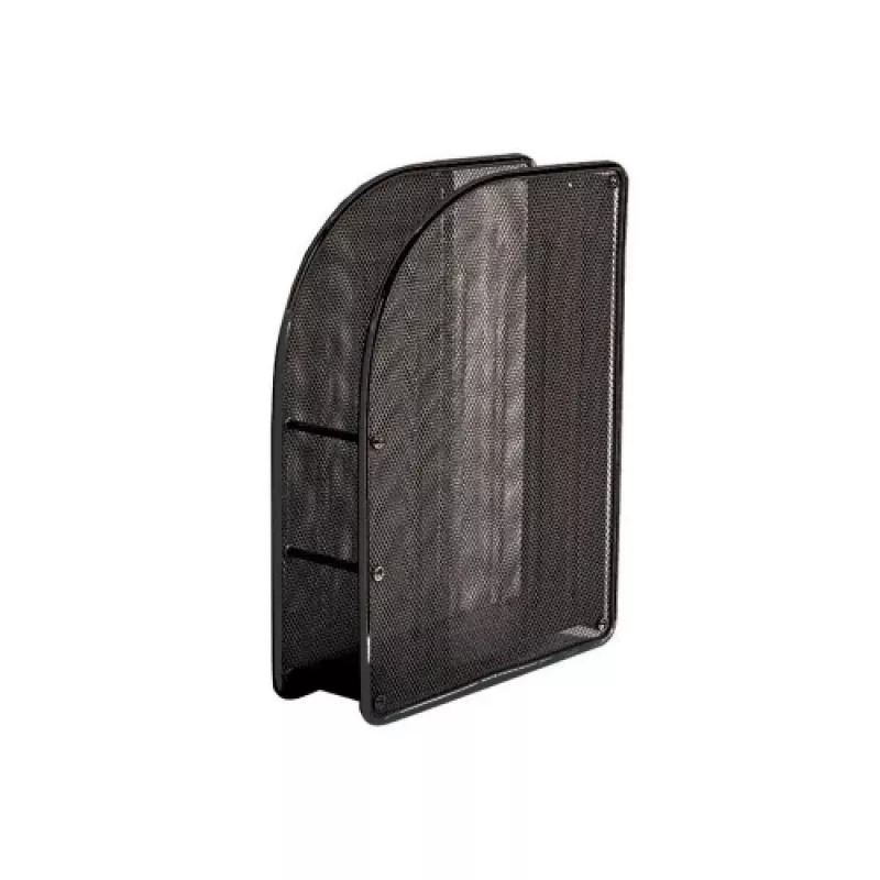 Vertikálny zásobník Forpus, 7 cm, čierny, dierovaný plech 1003-012