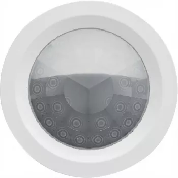 Snímač prítomnosti Gira snímač prítomnosti Mini Komfort KNX 222500 — stropný KNX snímač prítomnosti na automatické ovládanie osvetlenia a HVAC