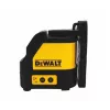 DeWALT DW088CG líniový laser — zelený laser, horizontálny/vertikálny, dosah 30 m, statív 1/8 palca, batéria AA (1 súčasťou), 3× podpora
