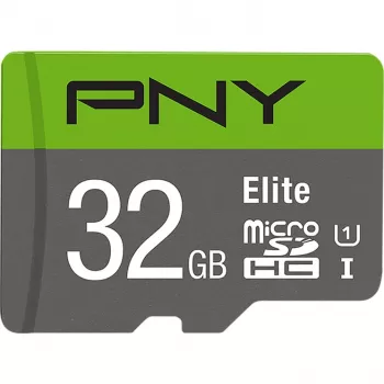 MicroSDHC karta PNY Elite 32 GB Class 10 UHS-I P-SDU32GU185GW-GE