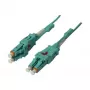 LWL 2-vláknový patch kábel 5 m LC-LC 50/125um OM3 Uniboot otočný Push/Pull AD 2mm - kábel - multimódové vlákno (S215545)
