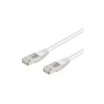 Wentronic Goobay CAT 5e patch kábel, F/UTP, biely, 15 m - CCA Copper-Mix (93493)