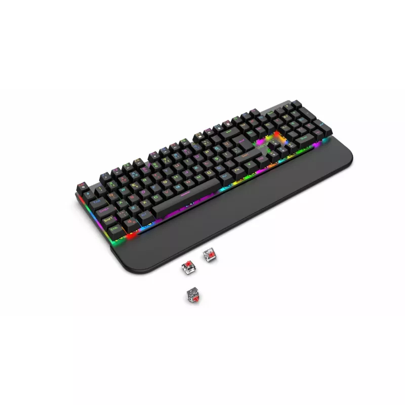 Incase herná klávesnica IKG-443 mechanická, RGB, nemecké rozloženie