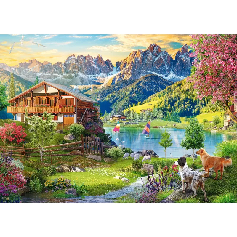 Puzzle Schmidt Spiele 58886 — 1000 dielikov, krajina, od 12 rokov