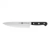 Sada nožov ZWILLING Gourmet 3 ks — kované oceľové čepele 10/16/20 cm, čierne plastové rukoväte, vhodné do umývačky