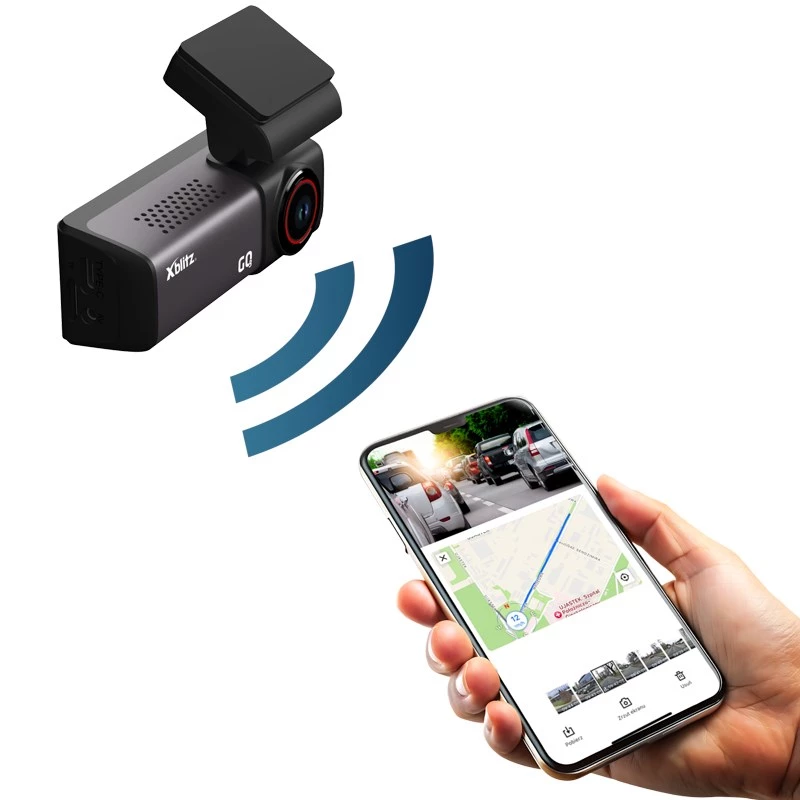 Auto kamera Xblitz GO3 Full HD 2K (2560x1440) 140° IMX335, 60 fps, GPS, 2 palcový displej, parkovací režim, MicroSD do 128 GB