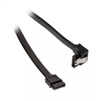 SATA kábel Akasa Proslim 90° 50 cm — pravoúhly SATA dátový kábel, 50 cm