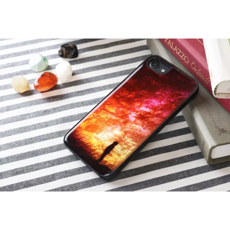 Ochranné puzdro iKins pre Apple iPhone 8/7 — starry night čierna