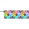 Thermaltake SWAFAN EX12 RGB ventilátor do PC skrinky TT Premium Edition CL-F143-PL12SW-A, 120 mm, reverzné lopatky, 3 ks, čierny